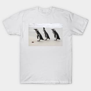 Magellanic Penguins on the Beach T-Shirt